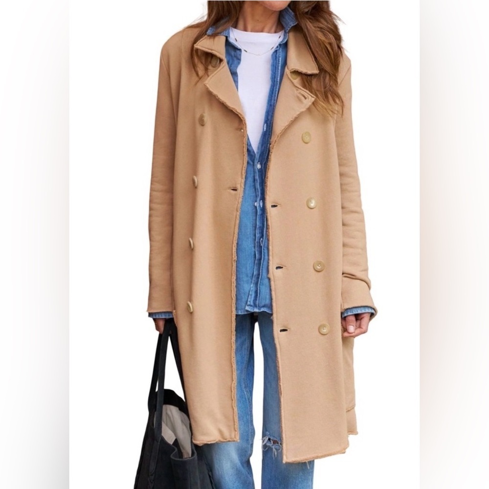 Frank & Eileen NWOT Belfast Trench Camel Women’s Size XS
